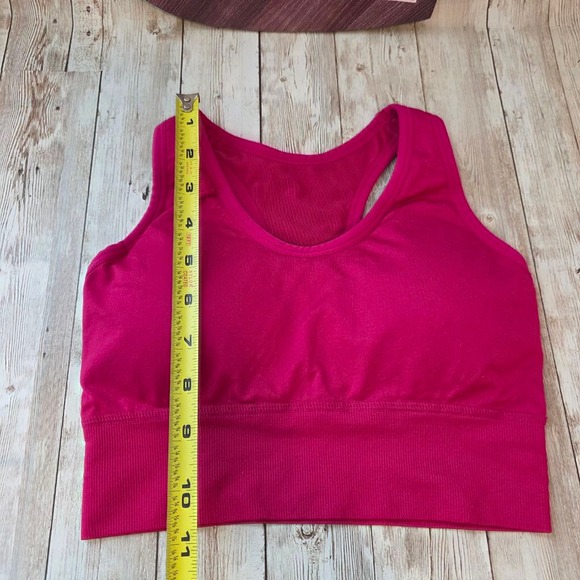 Women's Pro-Fit Sports Bra Size S Pink - Picture 3 of 5